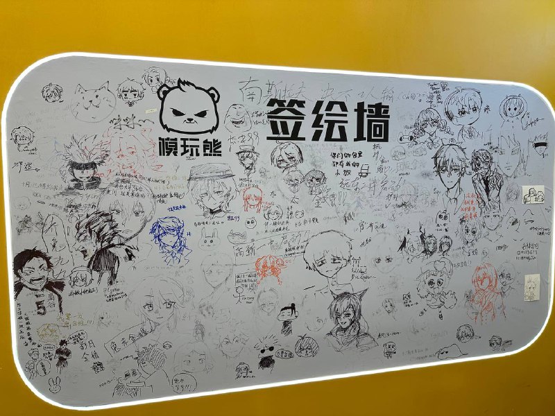 D3 下 小寨银泰城或许是西北最大的二次元聚集地了，挤满了人，跟男执事 coser 拍照的女生队伍都转了几圈了