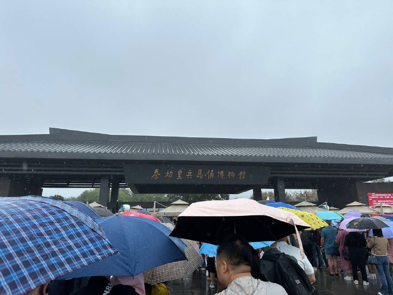 D4 兵马俑 长恨歌今天一早就过来这边了，今天晚上也是直接住在华清宫附近的酒店