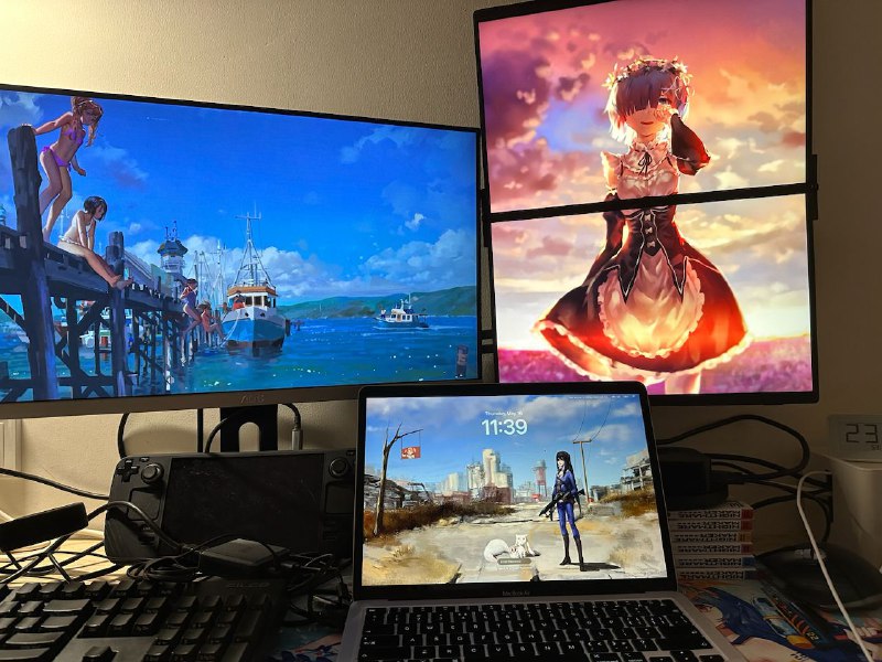 这个折叠显示器，用了三四天