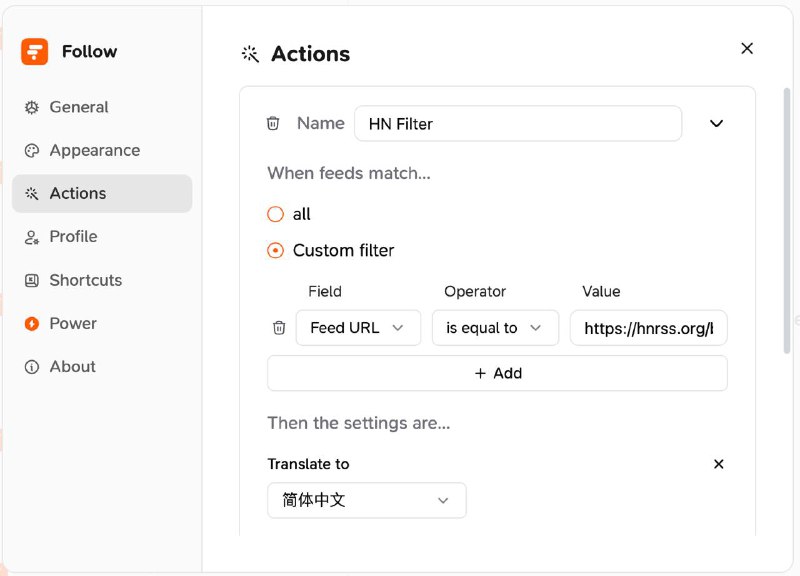 经过一天的使用，初步把订阅迁移到 Follow 了