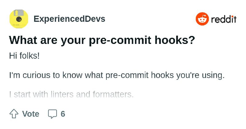 From the ExperiencedDevs community on Reddit